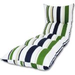 Jardin prive bain de soleil flocons maryland bleu / vert / blanc 186x55x5 cm bleu vert et blanc Jardin prive bain de soleil flocons maryland bleu / vert / blanc 186x55x5 cm bleu vert et blanc