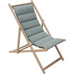 Jardin prive - chilienne matelassée norvège avocat - tissu traité déperlant Jardin prive - chilienne matelassée norvège avocat - tissu traité déperlant
