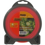 Jardin pratique fil nylon carr premium line ozaki pour dbroussailleuse -  2 mm - l 15m