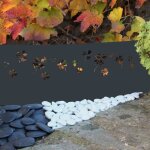 Jardin et saisons bordure de jardin en acier galvanis gris titane facilit dinstallation robuste 25 ...