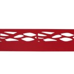 Jardin et saisons bordure de jardin rouge rubis ajoure en acier galvanis facile  installer fabrication ...