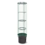 Jardini�re 28 l planteur pot � tomates avec film de protection ldpe et couvercle cache - pot � cultivation ...