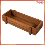 Jardini�re en bois - akozon - 225x84x41 cm - rectangulaire - bois - multifonctionnelle