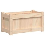 Jardinire dextrieur 60x31x31 cm bois de pin massif - bk837439 (pla)