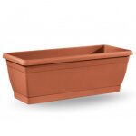 Jardini�re plastique brique roxanne 40 cm
