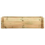 Jardinire - pot de fleur bac a fleur - surleve de lgumes bois de pin imprgn 120 cm