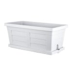 Jardini�re legno - blanc - l 80 x l 40 x h 34 cm