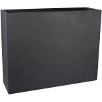 Jardinière rectangulaire volcania effet pierre - 785 x 295 x 60 cm - 46 l - gris anthracite - eda Jardinière rectangulaire volcania effet pierre - 785 x 295 x 60 cm - 46 l - gris anthracite - eda