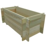 Jardinire surleve pour lgumes - vidaxl - bois de pin imprgn - 80 cm