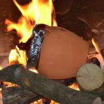 Jarre de cuisson moyen mod�le en terre cuite