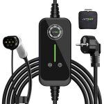 Jatrhg ev chargeur 7m 3. 6kw - 1. 5kw 16a13a10a8a type 2 c�ble de charge voiture electrique portable ...