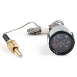Jauge de temp�rature deau m�canique 52 mm avec pointeur et capteur - pour voiture et marine - installation ...
