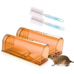 Jaune 2pcs piège à souris réutilisable humain pièges à rat vivant piège à souris puissant pour intérieur ... Jaune 2pcs piège à souris réutilisable humain pièges à rat vivant piège à souris puissant pour intérieur ...