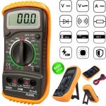 Jaune lcd multimtre numrique xl830l voltmtre ampremtre ohmmtre tester testeur de tension ca et ...