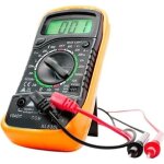 Jaune multimtre numrique xl830l voltmtre ampremtre ohmmtre tester