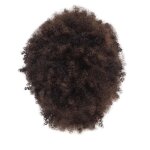 Jchaouy perruques frises synthtiques brunes pour femmes perruque afro courte afro - amricaine naturelle ...