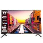 Jcl tv tlviseur 32 pouces hd ready 720p, signal atv / dvb - t / t2 / c / s / s2, 2 x hdmi, usb, dolby ...