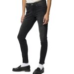 Jean slim gris fonc� femme kaporal jeans flore