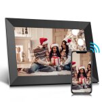 Cadre photo num�rique jeemak 10. 1'' ips wifi 16go - rotation automatique et partage facile