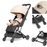 Jeobest poussette canne legere ultra compacte inclinaison du si�ge r�glable poussette b�b� de voyage ...