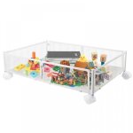 Rangement sous lit - jeobest - boîte de rangement en fer - blanc - 60 * 40 * 17cm Rangement sous lit - jeobest - boîte de rangement en fer - blanc - 60 * 40 * 17cm
