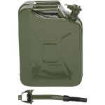 Jerrican essence en mtal avec bectransport stockage eau et liquides20l 0. 6mm35 x 65 x 455cmvert