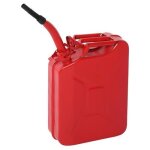Jerrican metal - transport stockage eau et liquides - 20l - 0. 6mm - rouge Jerrican metal - transport stockage eau et liquides - 20l - 0. 6mm - rouge