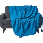 Jet de lit ou de canap rajput turquoise 150 x 200 cm