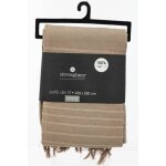 Jet� de lit anjali coton beige 230x250cm - atmosphera createur dinterieur