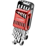 Jeu de 12 cls mixtes  cliquet mtriques et en pouces - facom - 467b. jp12
