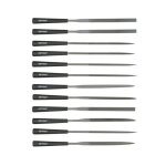 Jeu de limes aiguilles - ks tools - 140. 3050 - 12 pices - 145mm - outils de prcision