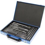 Jeu de 17 forets et burins sds avec coffret perforateur burineur marte
