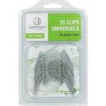 Jeu de 25 clips universels en w pour le maintien des plaques de verre ou polycarbonate sur la structure ... Jeu de 25 clips universels en w pour le maintien des plaques de verre ou polycarbonate sur la structure ...