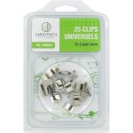Jeu de 25 clips universels en z pour le soutient des vitres ou plaques de polycarbonate dune serre Jeu de 25 clips universels en z pour le soutient des vitres ou plaques de polycarbonate dune serre