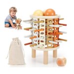 Jeux 3 4 5 6 ans jeux jeu de socit en bois pour garons filles motricit fine jeu de tour en bois avec ...