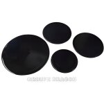 Chapeaux de br�leur pour cuisini�re ar - constructeur - 1x � 55 mm 2x � 70 mm 1x � 100 mm - noir