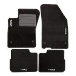 Jeu de 4 tapis moquette pour fiat tipo 4 portes 2015>