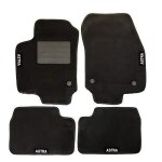 Jeu de 4 tapis moquette pour opel astra h 2007>2009 Jeu de 4 tapis moquette pour opel astra h 2007>2009