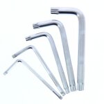Jeu de 5 cls coudes xzn - precision steel - 12 pans mles - 5 - 6 - 8 - 10 - 12 - acier au chrome - ...