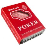 Jeux de 52 cartes de poker - rouge