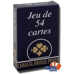 Jeu de 54 cartes - france cartes - gauloise bleue - bridge - index 4 / regular - cartes cartonn�es plastifi�es ...