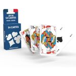 Jeu de 54 cartes - fabriqu� en france - jeu de poker pr�sident palmito 8 am�ricainvendu � lunit� couleur ...