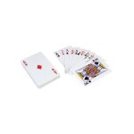 Jeu de 54 cartes geantes maxi grand format xl - taille 135x21cm - animation exterieur - set cartes a ...