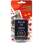 Jeu de 54 cartes plastifies paquet bleu