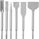 Jeu de 6 burins pour burin � b�ton jeu de forets pour marteau perforateur comprenant un burin pointu ...