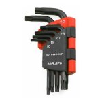 89. jp - jeux de 6 cl�s m�les coud�es torx� en �tui facom 89. jp6
