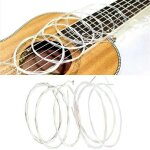 Cordes de guitare classique - lot de 6 - nylon - couleur argent - 6 notes