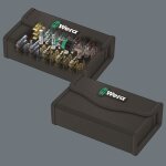 Jeu dembouts de vissage - wera - 05057441001 - 60 embouts - 1 porte embout - acier