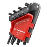Jeu de cls mles coudes torx - facom - 89. jp8a - 8 cls - acier - tui compact