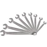 Jeu de 9 cls mixtes mtriques - ks tools - 922. 0043 - cl plate  cliquet en boite - 8  19 mm - angle ...